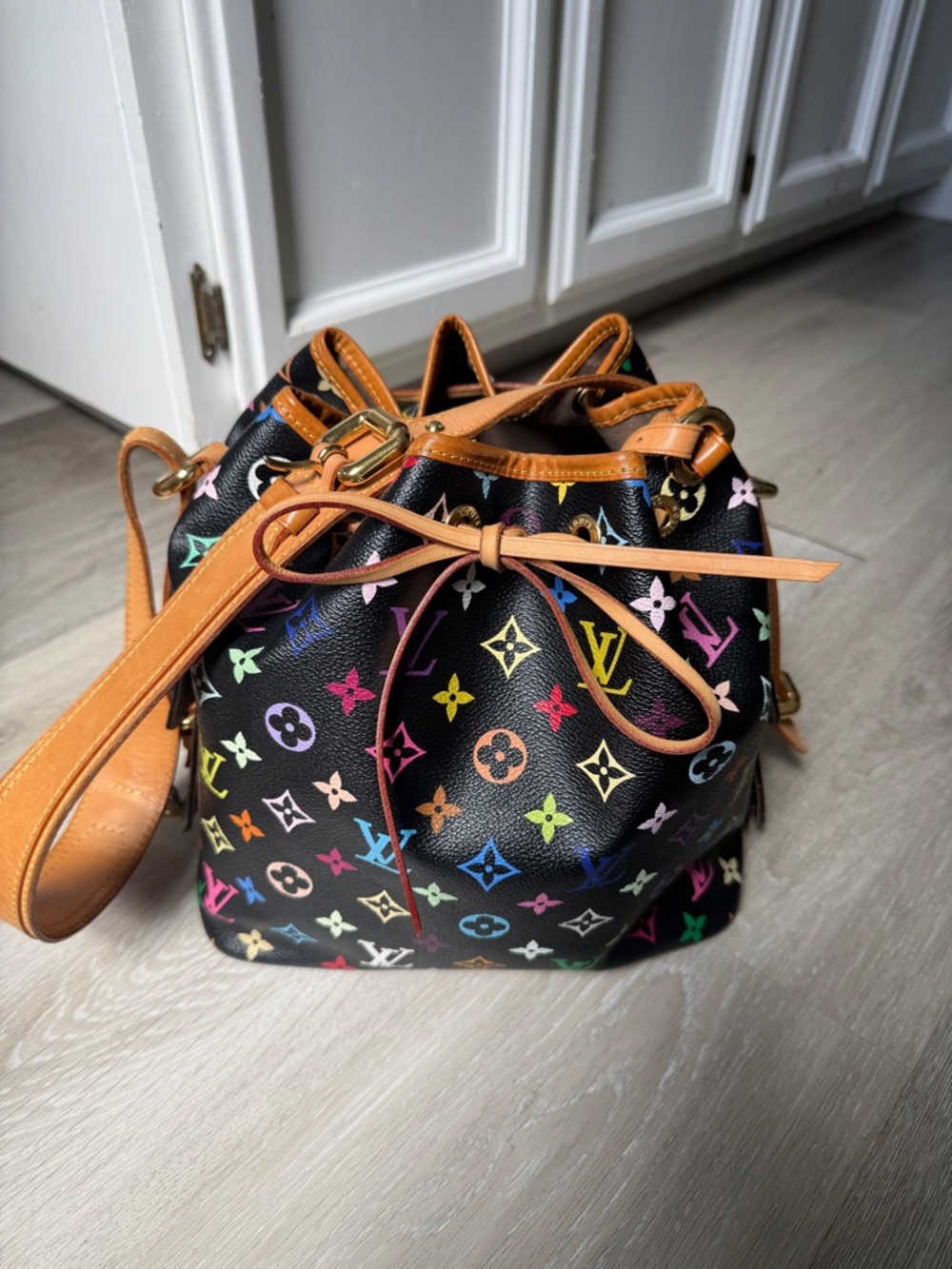Louis Vuitton Murakami multicolor monogram bucket bag NOE